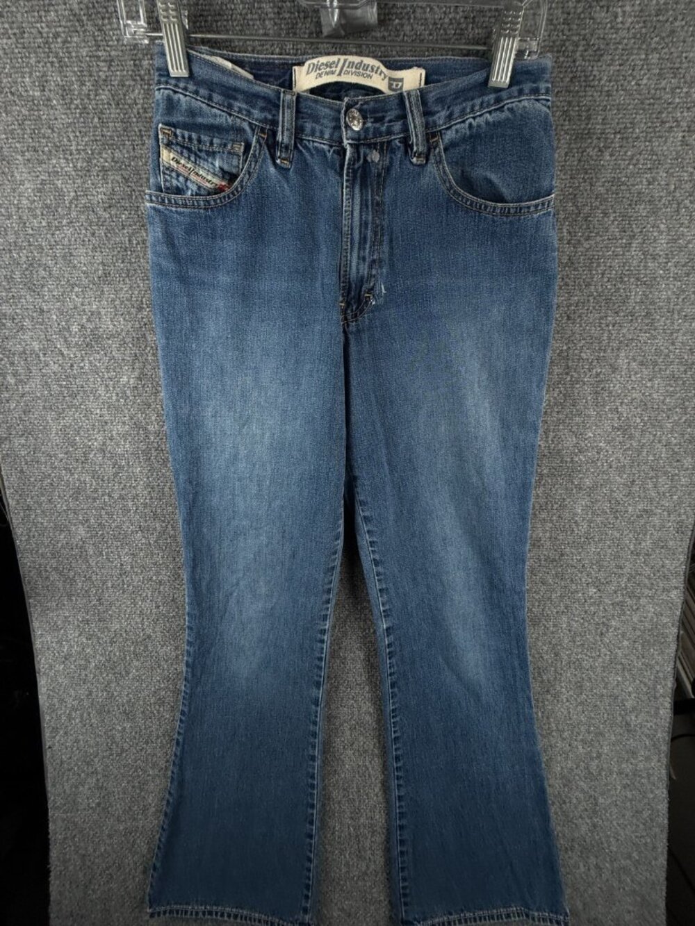 Diesel Industries Jeans Blue Denim Italy Cotton Boot Cut Flare Adult ACTL 27x31